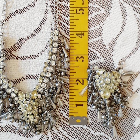 Premiere Designs Rhinestone Two Piece Necklace - Picture 12 of 12